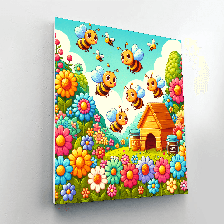 Buzzy Bee World Paint By Color