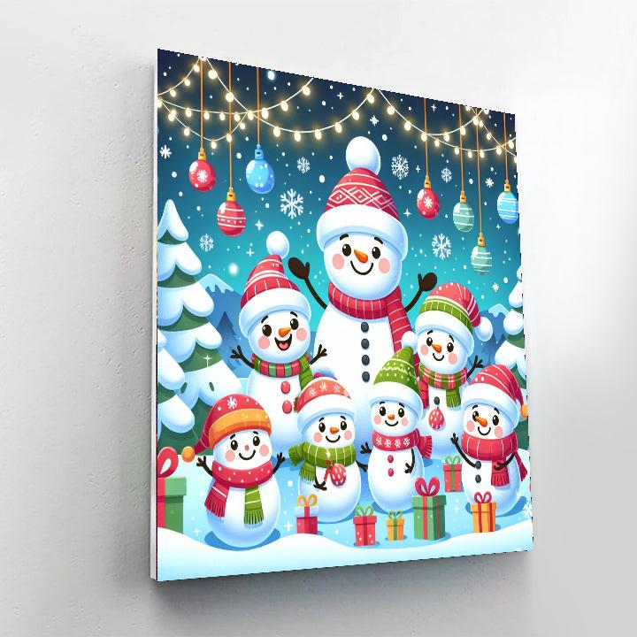 Festive Christmas Cheer Painting By Numbers Kit