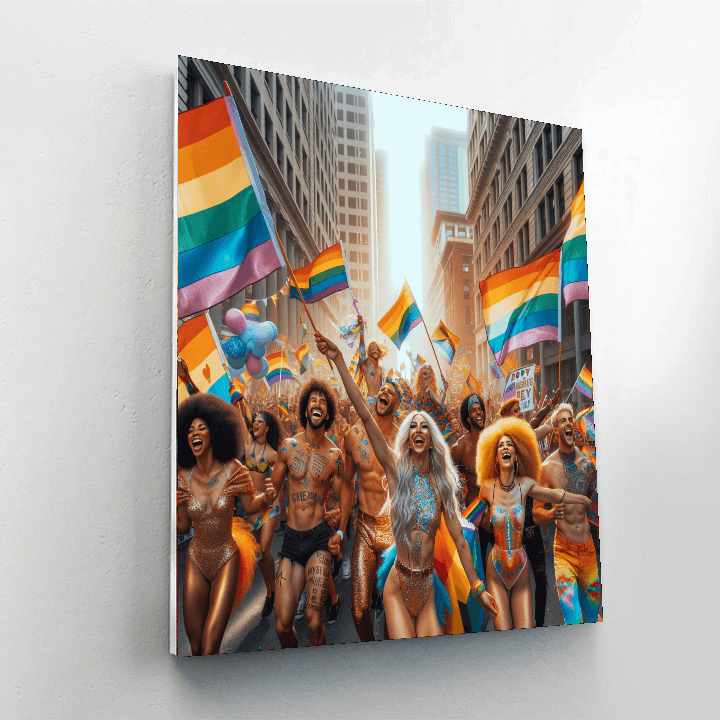 Harvey Milk Day - California, Usa Painting By Numbers Kit