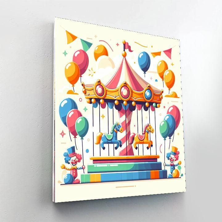 Carnival Craze DIY Paint By Numbers
