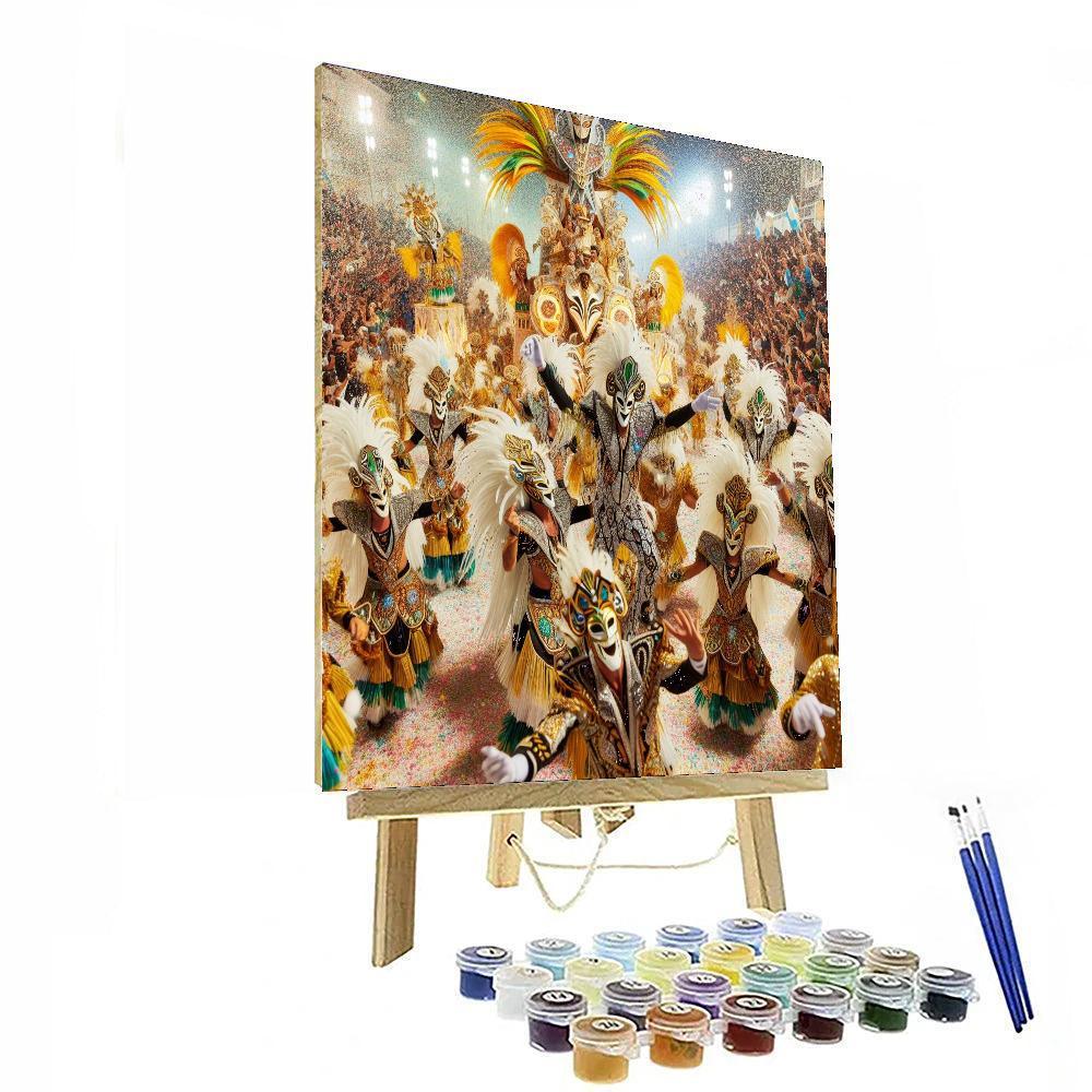Carnival De Barranquilla - Colombia Painting By Numbers Kit