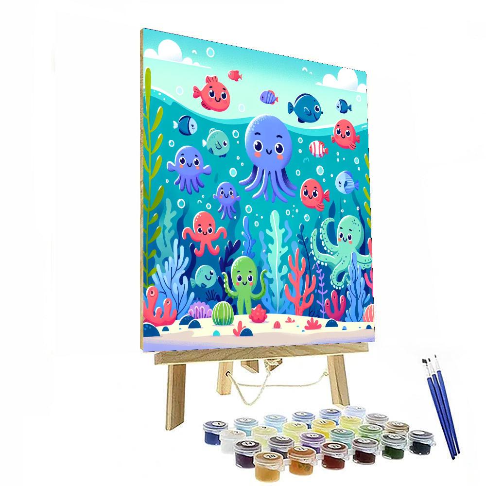 Dreamy Undersea Fantasy Paint By Color