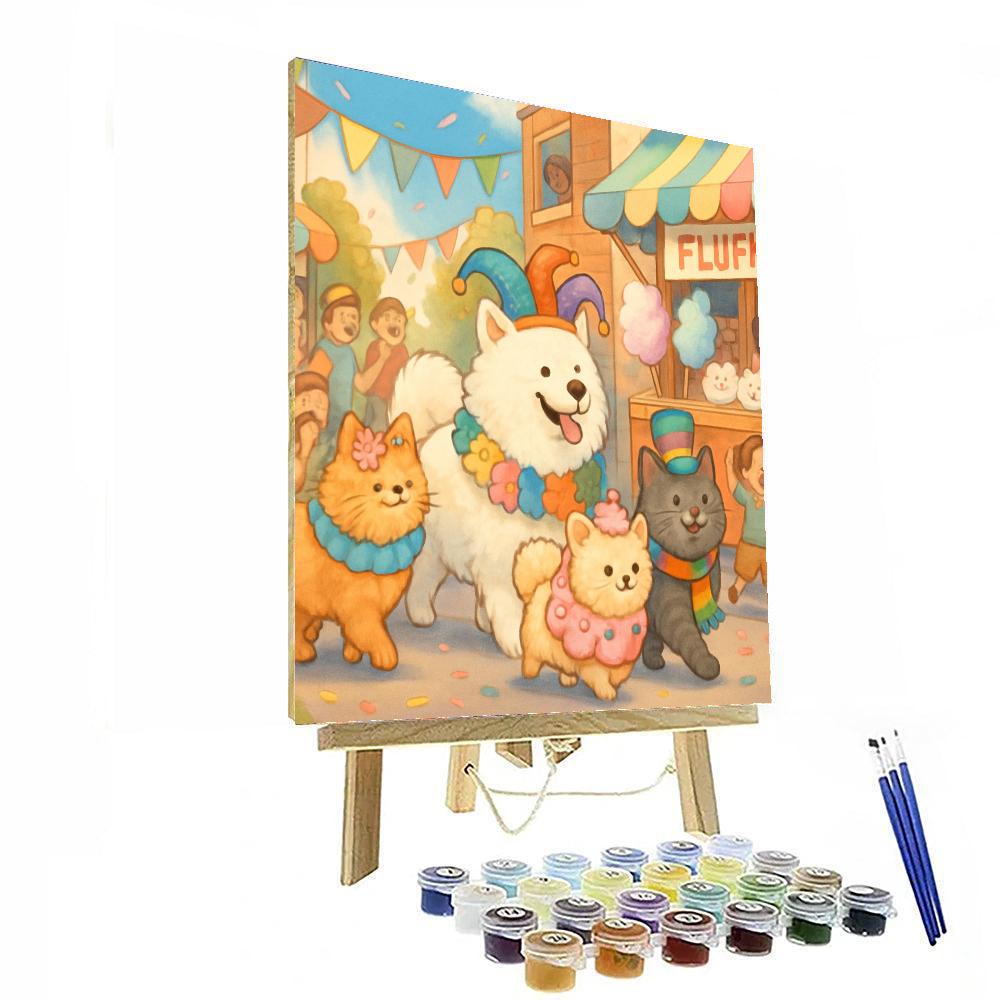 Tampere Fluff Festival DIY Paint By Numbers