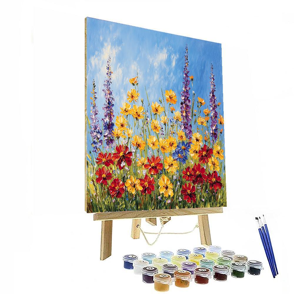 Claude Monet Inspired Springtime Meadow Serenity  Paint By Numbers Kits
