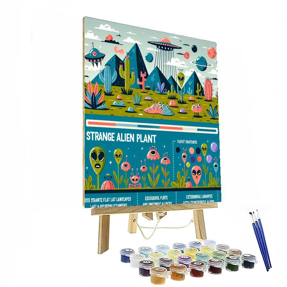 Alien Planet Safari Paint By Numbers