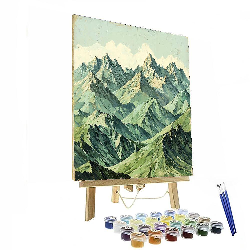 Michelangelo Inspired Natural Wonder  Painting By Numbers Kit