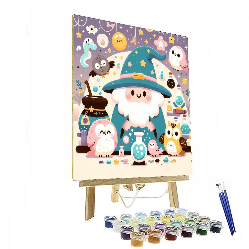 Fantasy Wizarding World Painting Number Kit