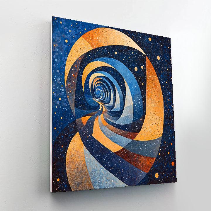 Max Ernst Inspired Mirage Of Infinity  Painting By Numbers Kit