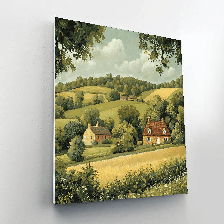 Thomas Gainsborough Inspired Pastoral Elegance  Paint By Numbers Kits