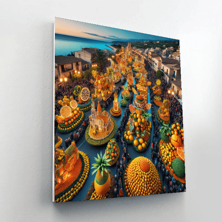 Menton Lemon Festival - Menton, France Number Painting