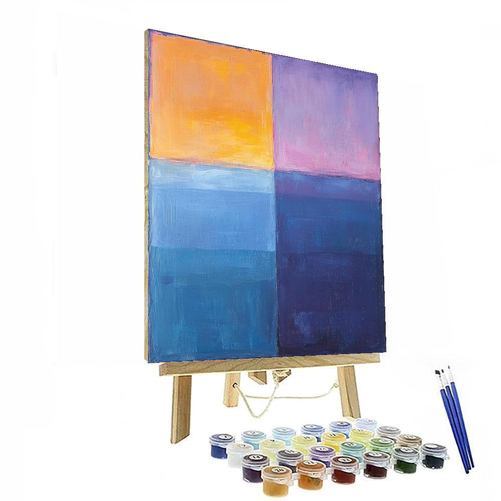 Mark Rothko Inspired Elysium Of Color  Painting Number Kit
