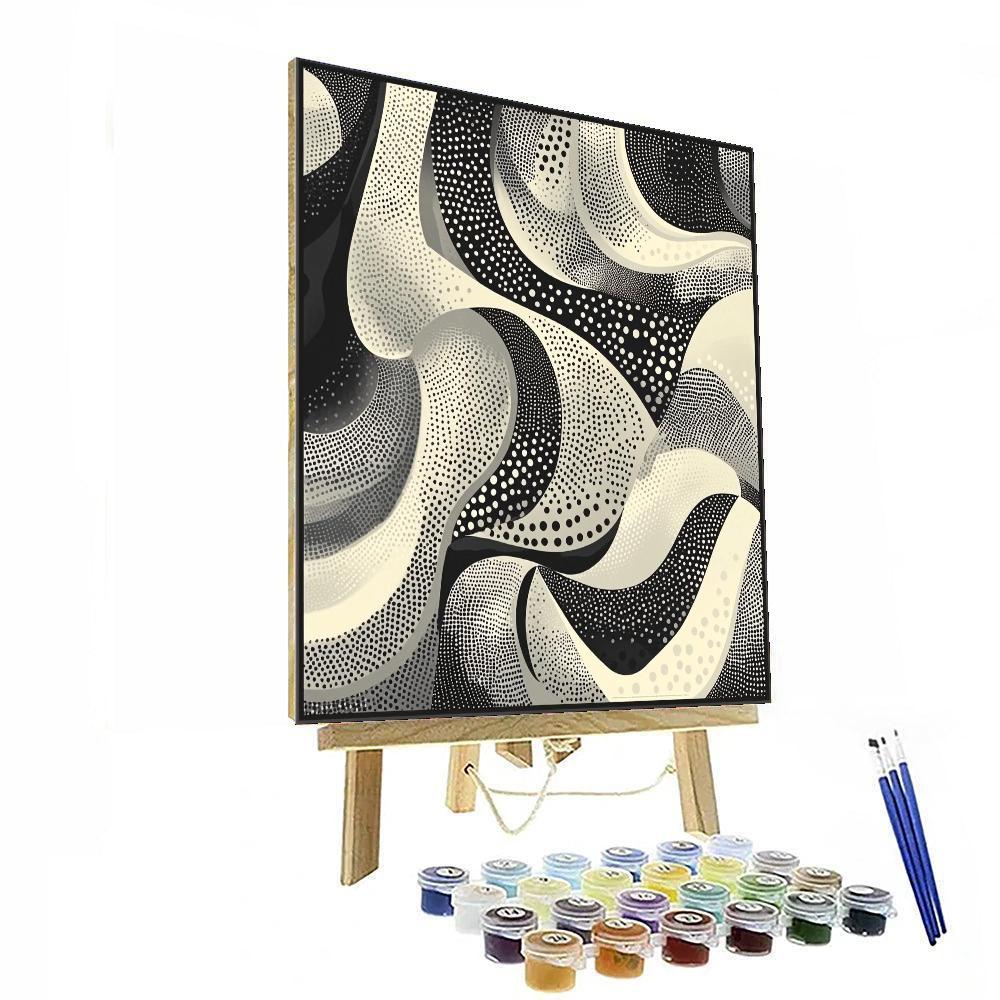 M.C. Escher Inspired Optical Harmony  Paint By Numbers