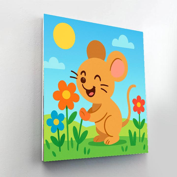 Curious Mouse Paint By Numbers Kits