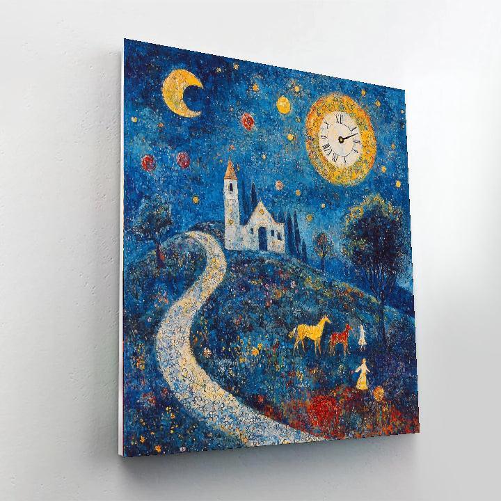 Marc Chagall Inspired Through The Lens Of Time  Numbered Painting Kits