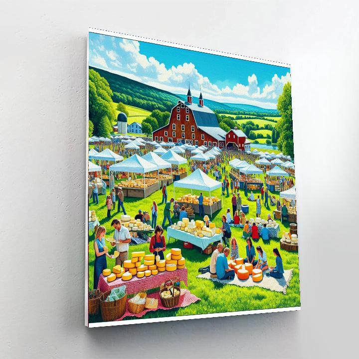 Upstate New York Cheese Festival - Usa Paint By Number