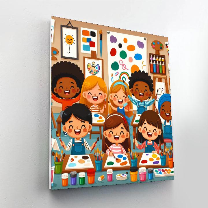 Joyful Art Adventure Painting By Numbers Kit