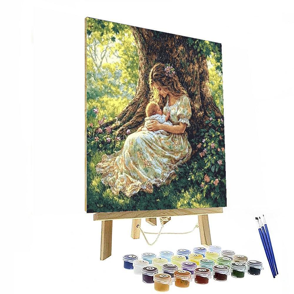 Nestled In Nature Painting Number Kit