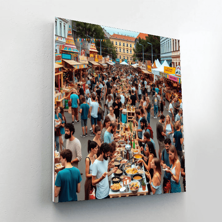 The International Street Food Festival - Hungary Paint By Color