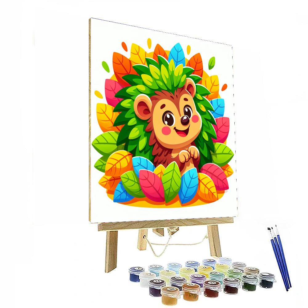 Witty Hedgehog Paint By Numbers Kits