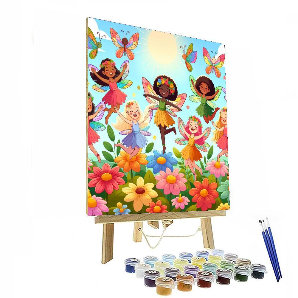 Dancing Little Fairies Paint By Number