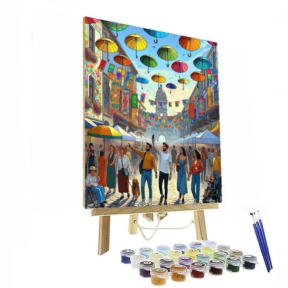 AgitÁgueda Art Festival - Águeda, Portugal Painting Number Kit