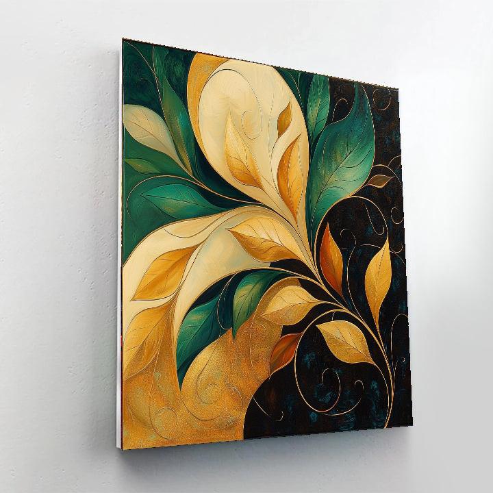 Alphonse Mucha Inspired Echoes Of Autumn Harmony  Paint By Numbers Kits