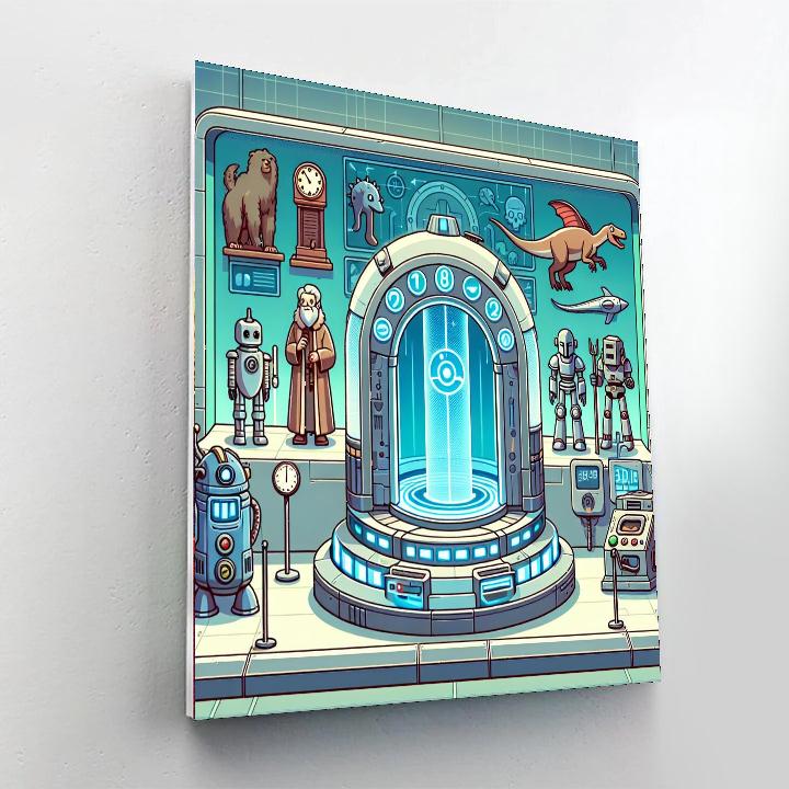 Time Travel Exploration Painting Number Kit