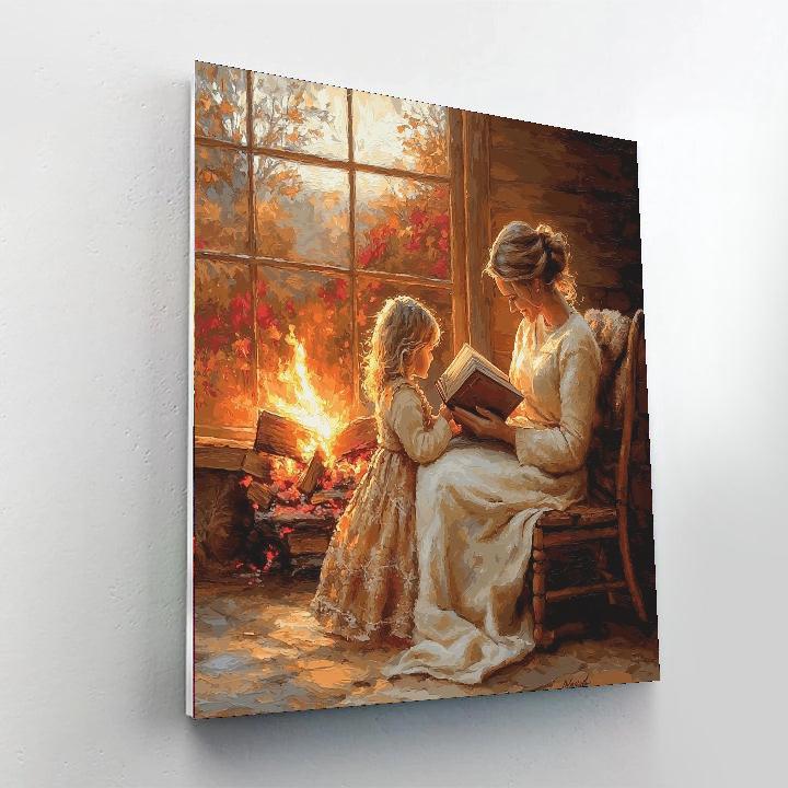 Afternoon Tales By The Fire Paint By Number