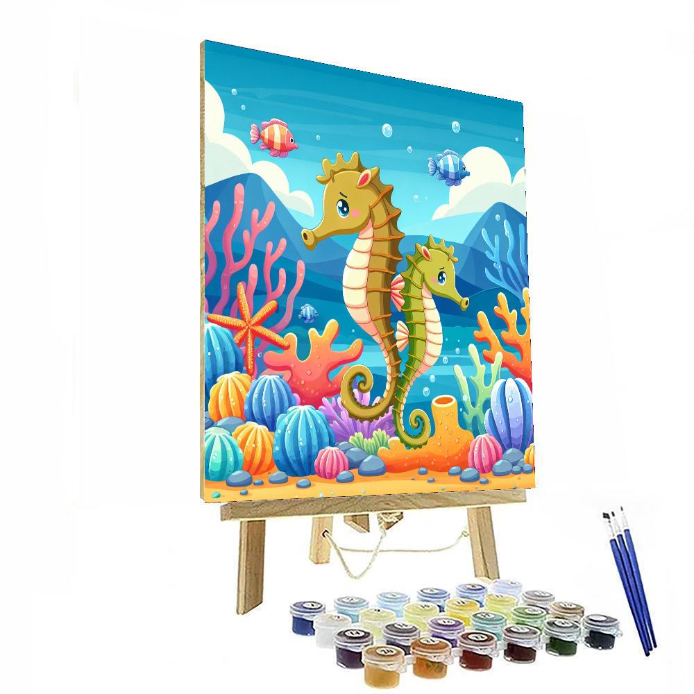 Under The Sea Safari Number Painting