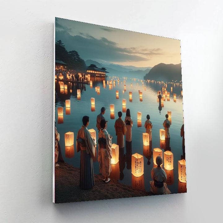 Floating Lantern Festival - Otsu, Japan Paint By Numbers