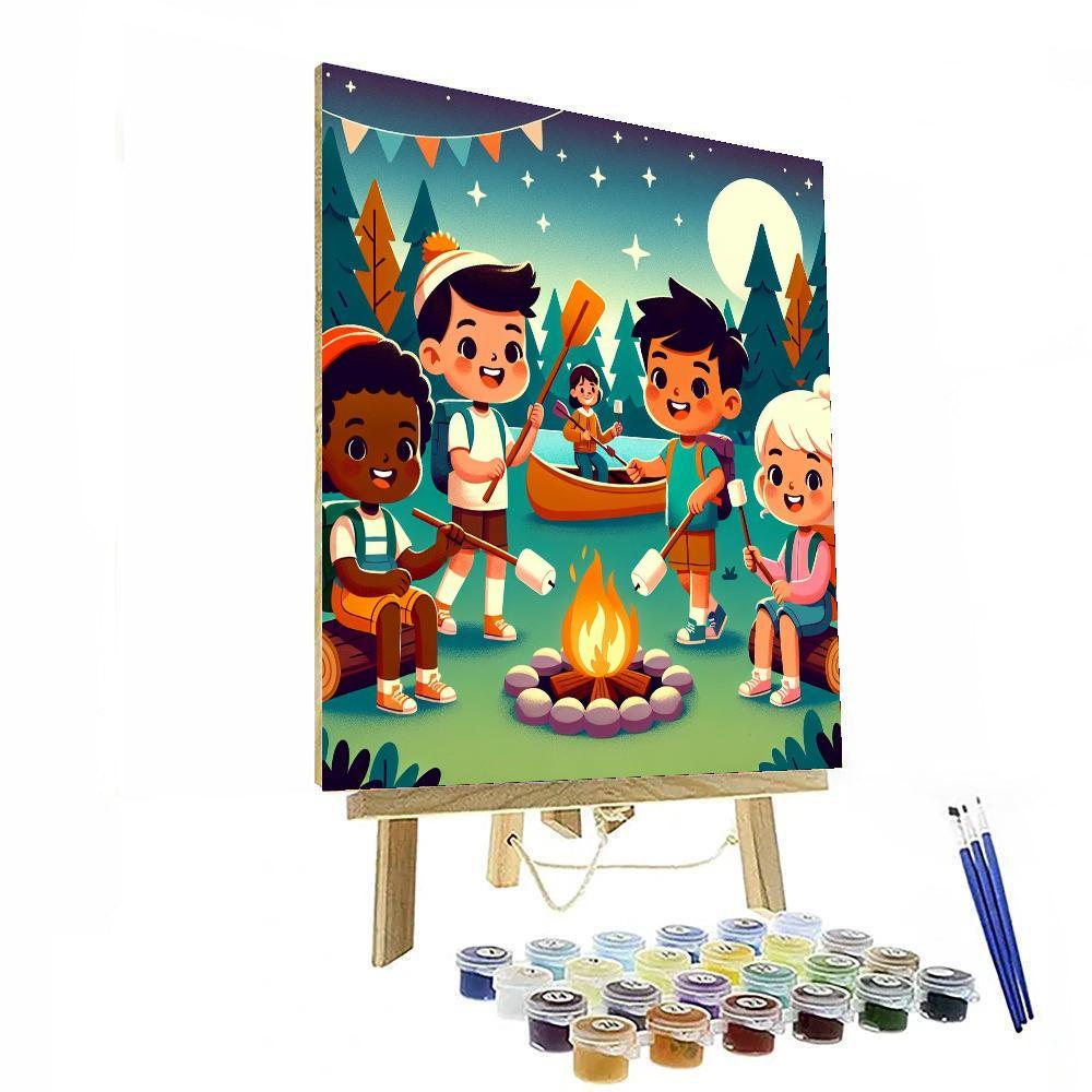 Sunny Summer Camp Paint By Numbers Kits