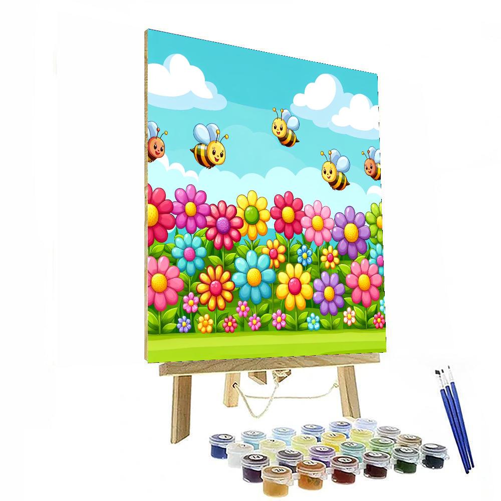 Gentle Garden Number Painting