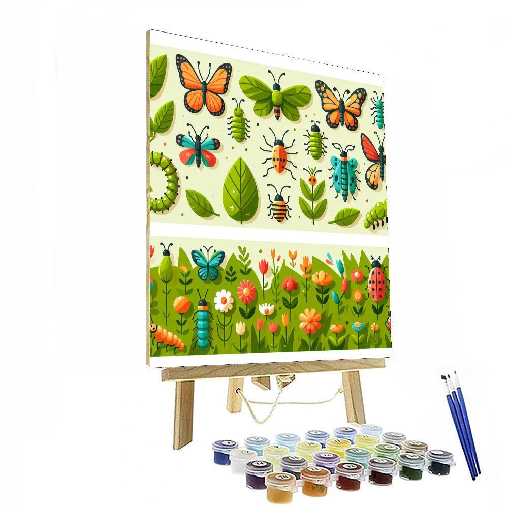 Backyard Bug Safari Paint By Color