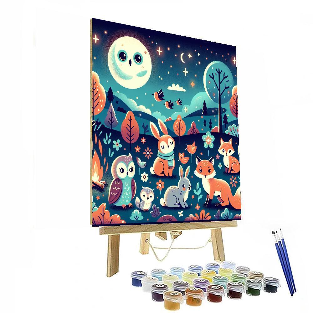 Magical Moonlight Adventure Paint By Color