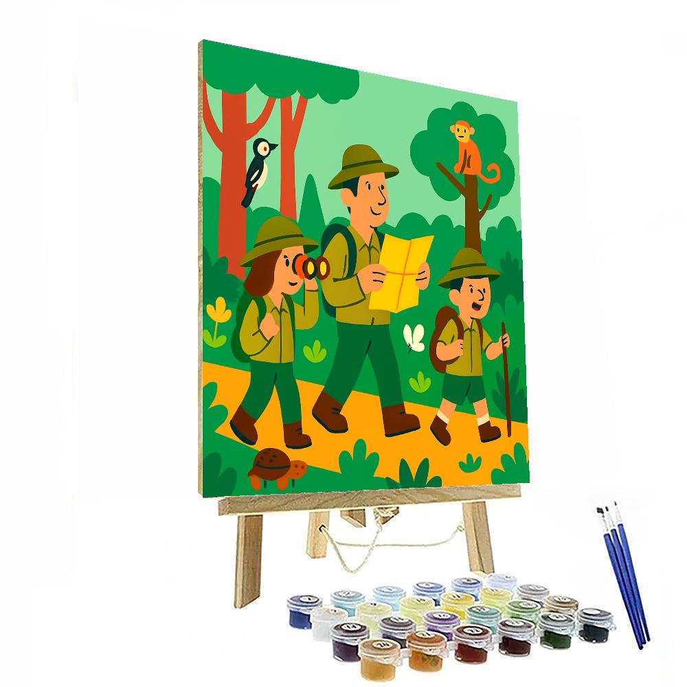 Wilderness Trail Paint By Numbers Art