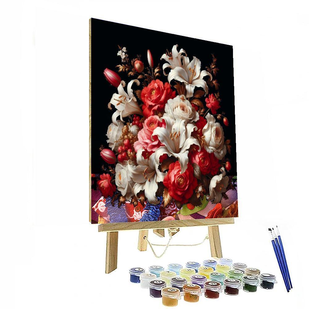 Royal Floral Celebration Paint By Number