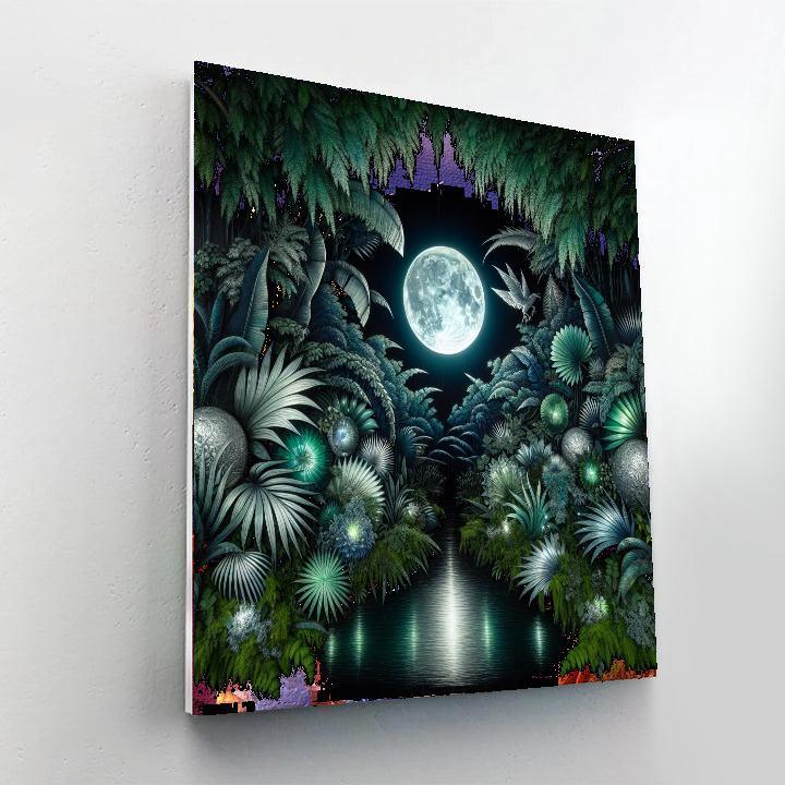 Moonlit Jungle Paint By Color