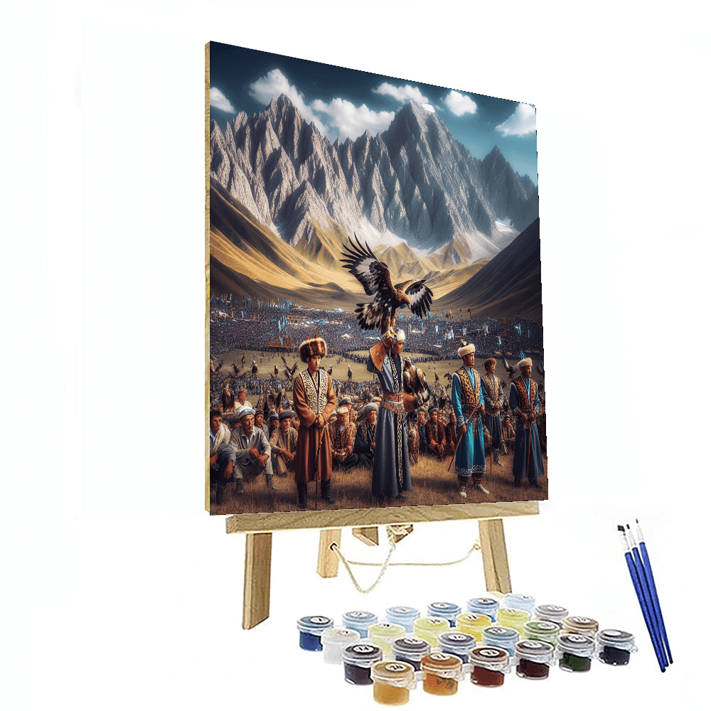 Golden Eagle Festival - Mongolia Number Painting