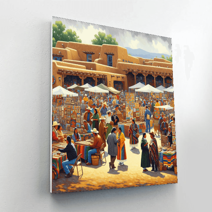 Santa Fe Indian Market - Usa Number Painting