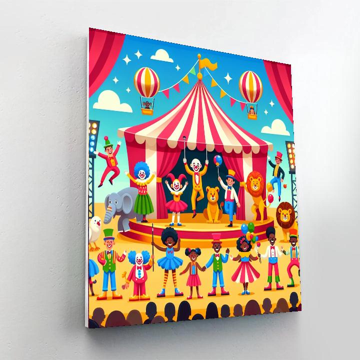 Circus Wonder Show Paint By Numbers