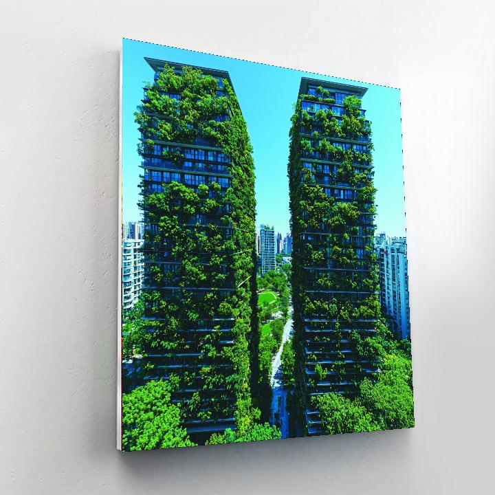 Bosco Verticale Paint By Color