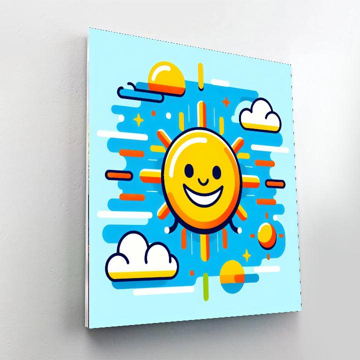Sunny Doodle Numbered Painting Kits