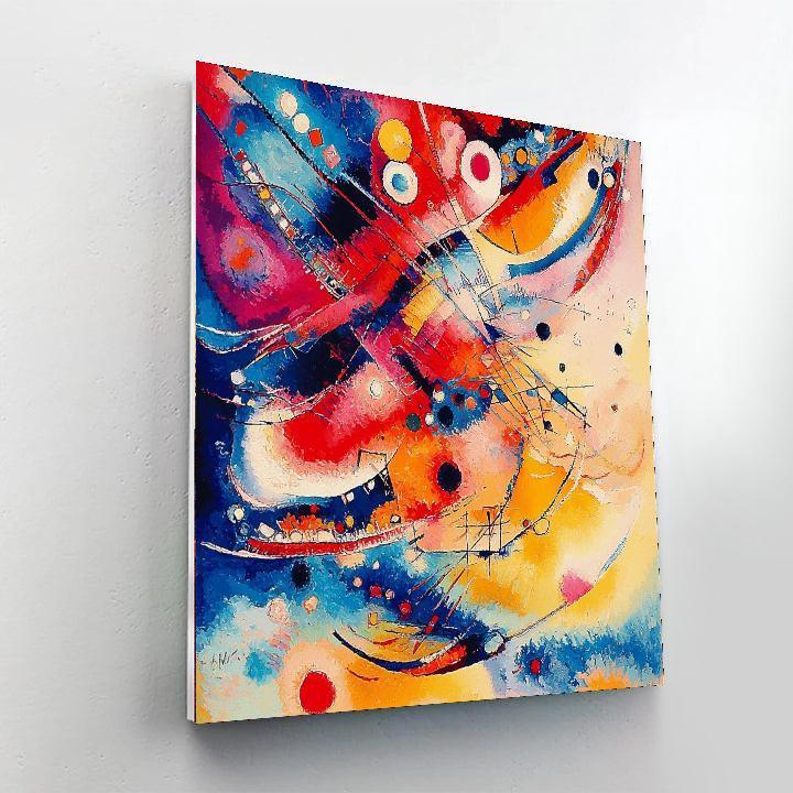 Wassily Kandinsky Inspired Abstract Harmony In Color  Paint By Color