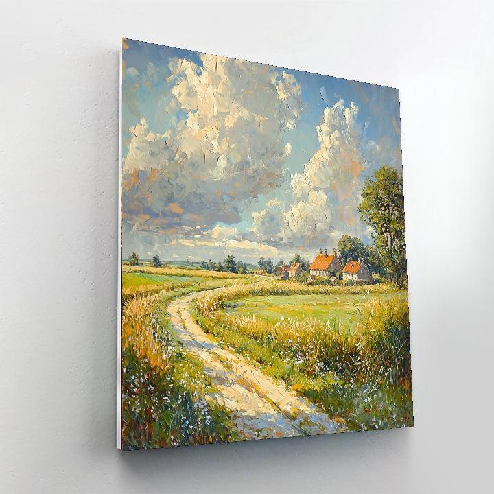 Constable Inspired Charming Rural Life  Painting By Numbers Kit