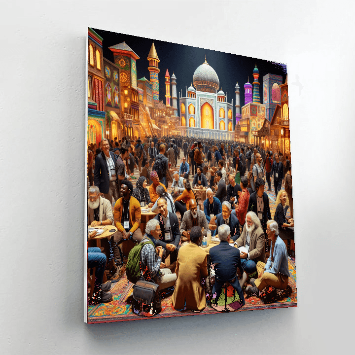 Wonders Of The World Festival Paint By Number