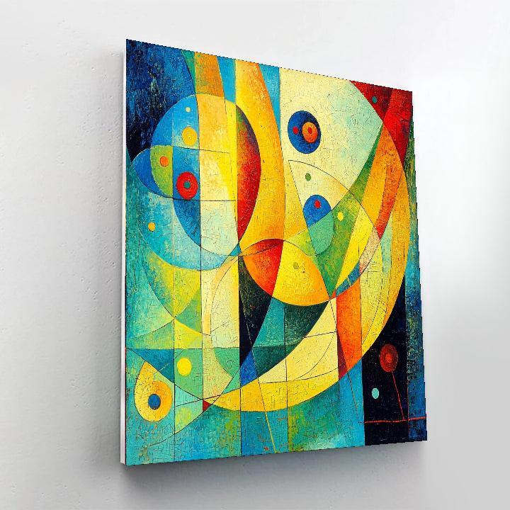 Paul Klee Inspired Abstract Melody  Painting By Numbers Kit