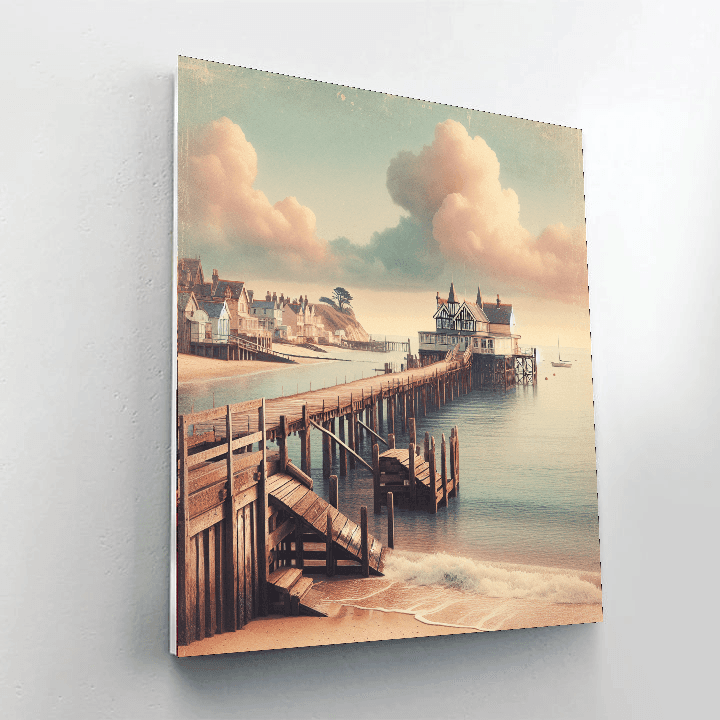 Nostalgic Seaside Pier Paint By Numbers Kits