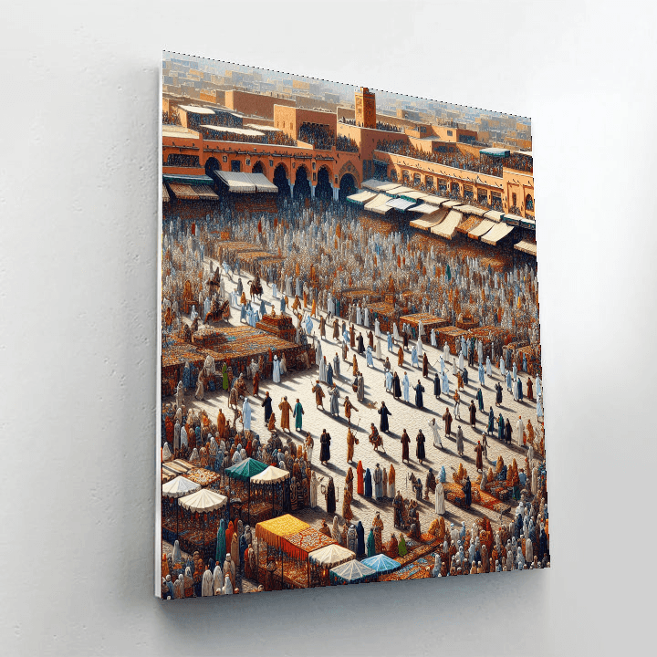 Marrakech Popular Arts Festival Numbered Painting Kits