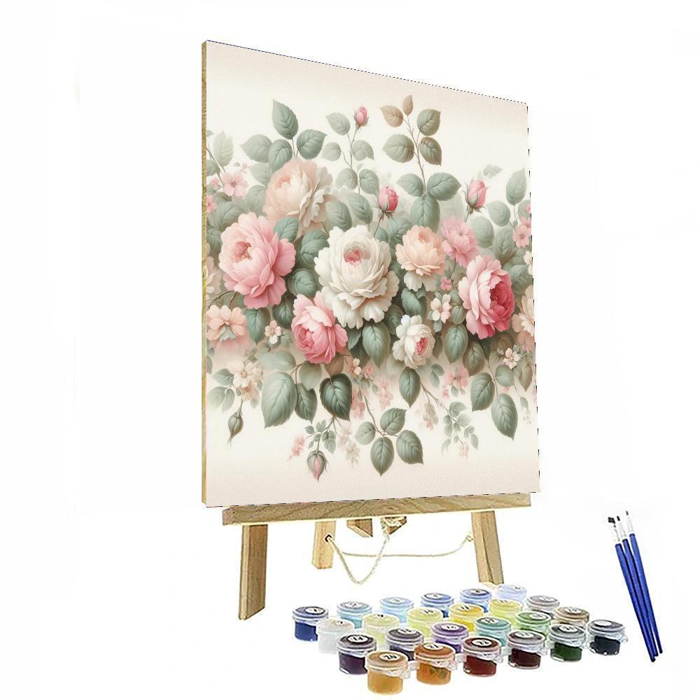 Vintage Rose Dreamscape Paint By Numbers Art