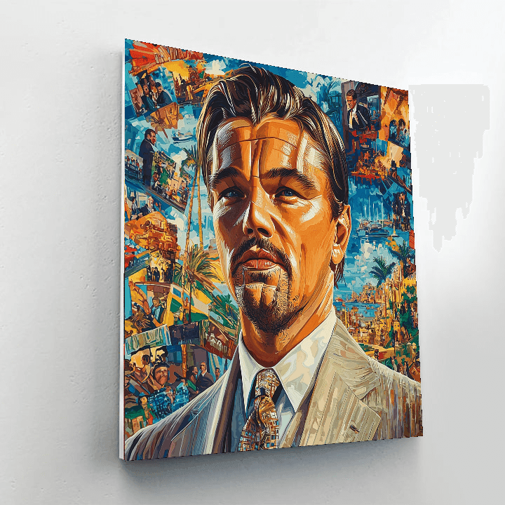 Leonardo Dicaprio: The Visionary Voyage Of A Film Legend Paint By Numbers